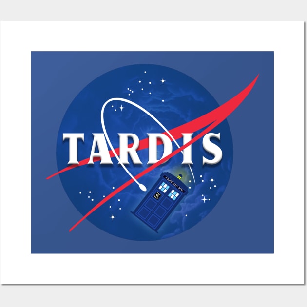 TARDIS NASA FANCY Wall Art by tone